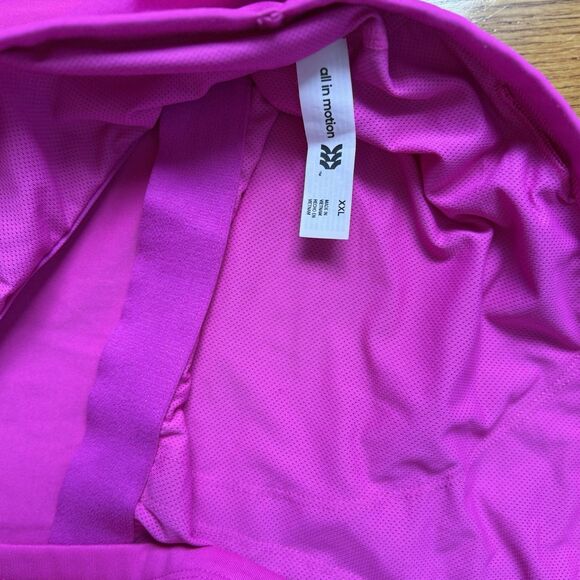 All In Motion Asymmetrical One-Shoulder Tank Top Size XXL 2XL Magenta Pink - Picture 4 of 4